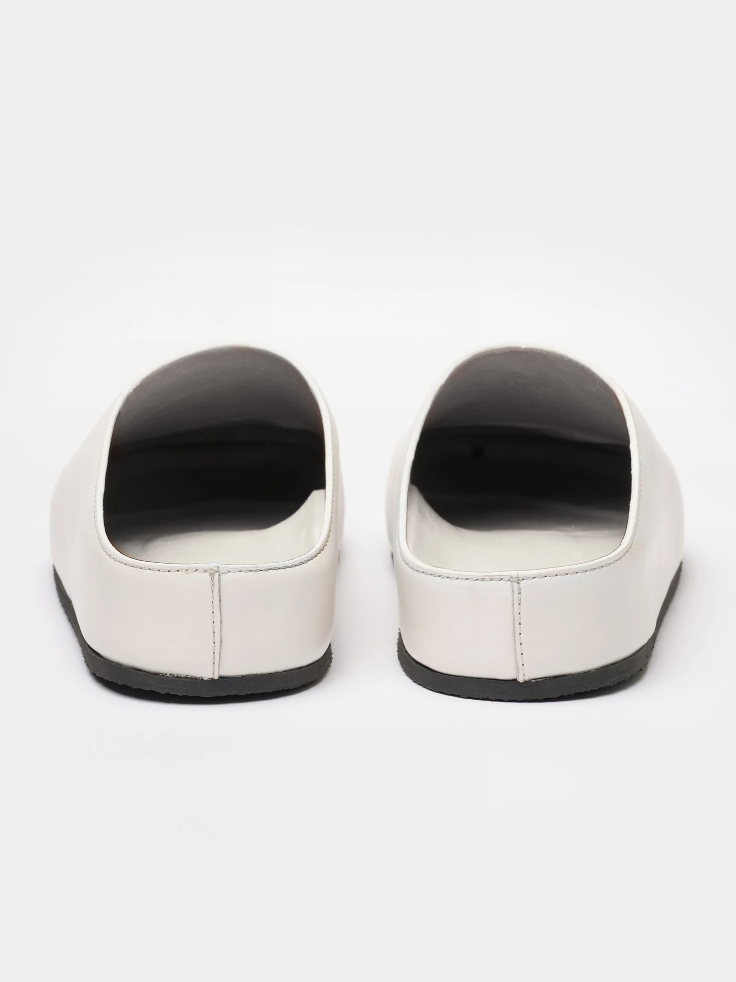 Studio Nicholson Men's Wearing Clog In Milk 5 Studio Nicholson Men's Wearing Clog In Milk - Image 5