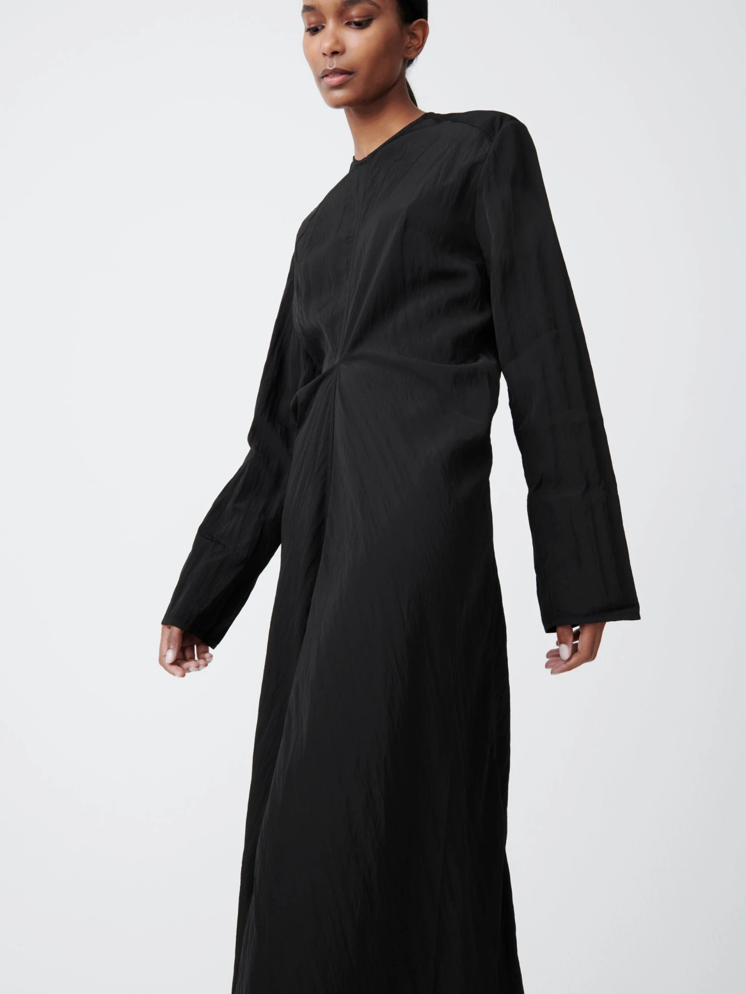 Studio Nicholson Welles Dress In Black 5 Studio Nicholson Welles Dress In Black - Image 5