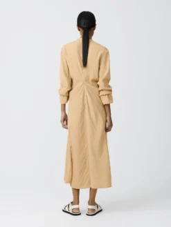 Studio Nicholson Welles Dress In Sand -Studio Nicholson WELLESDRESSSAND3 scaled