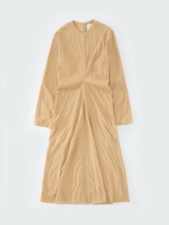 Studio Nicholson Welles Dress In Sand -Studio Nicholson WELLESSNW 1395TEXTREDFLUIDVISCSESAND 094 FS scaled