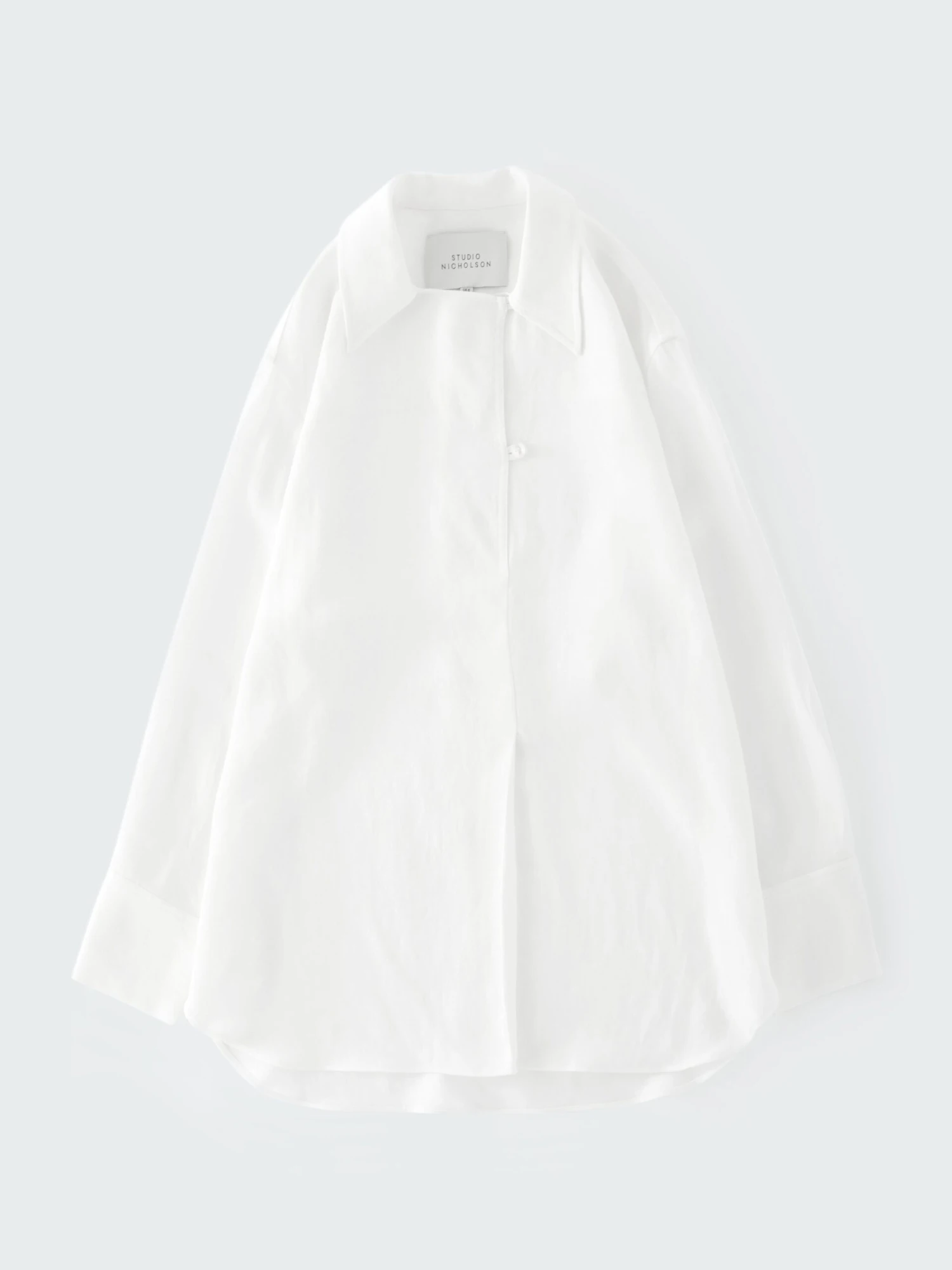 Studio Nicholson Wilton Shirt In Parchment 6 Studio Nicholson Wilton Shirt In Parchment - Image 6