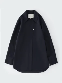 Studio Nicholson Wilton Tropical Wool Shirt In Darkest Navy 14 Studio Nicholson Wilton Tropical Wool Shirt In Darkest Navy -Studio Nicholson WILTONSNW 1463LWTROPICALWOOLDARKESTNAVY 149718 FS scaled