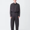 Studio Nicholson Yale Pant In Asphalt