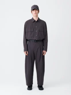 Studio Nicholson Yale Pant In Asphalt