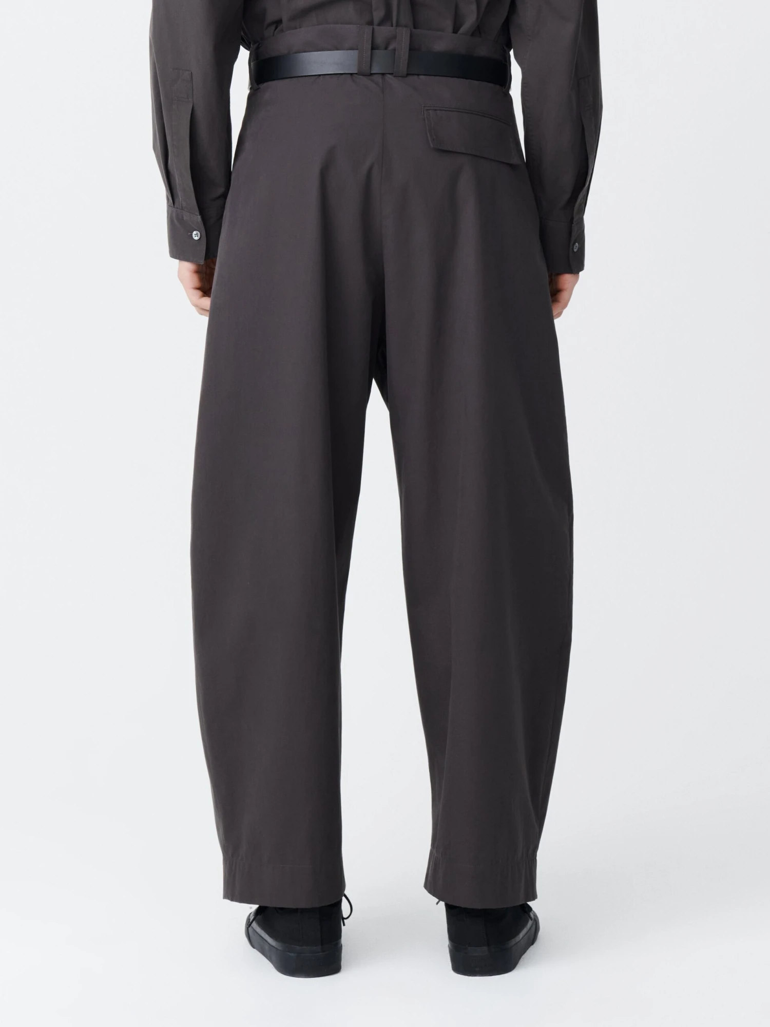 Studio Nicholson Yale Pant In Asphalt 4 Studio Nicholson Yale Pant In Asphalt - Image 4