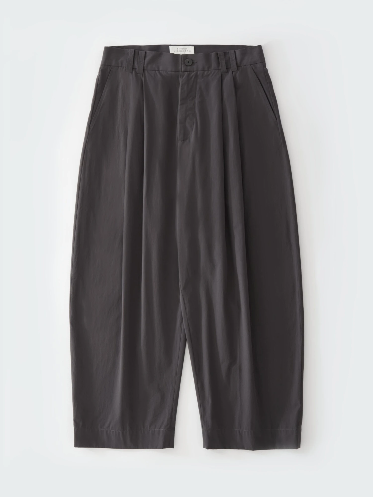 Studio Nicholson Yale Pant In Asphalt 6 Studio Nicholson Yale Pant In Asphalt - Image 6