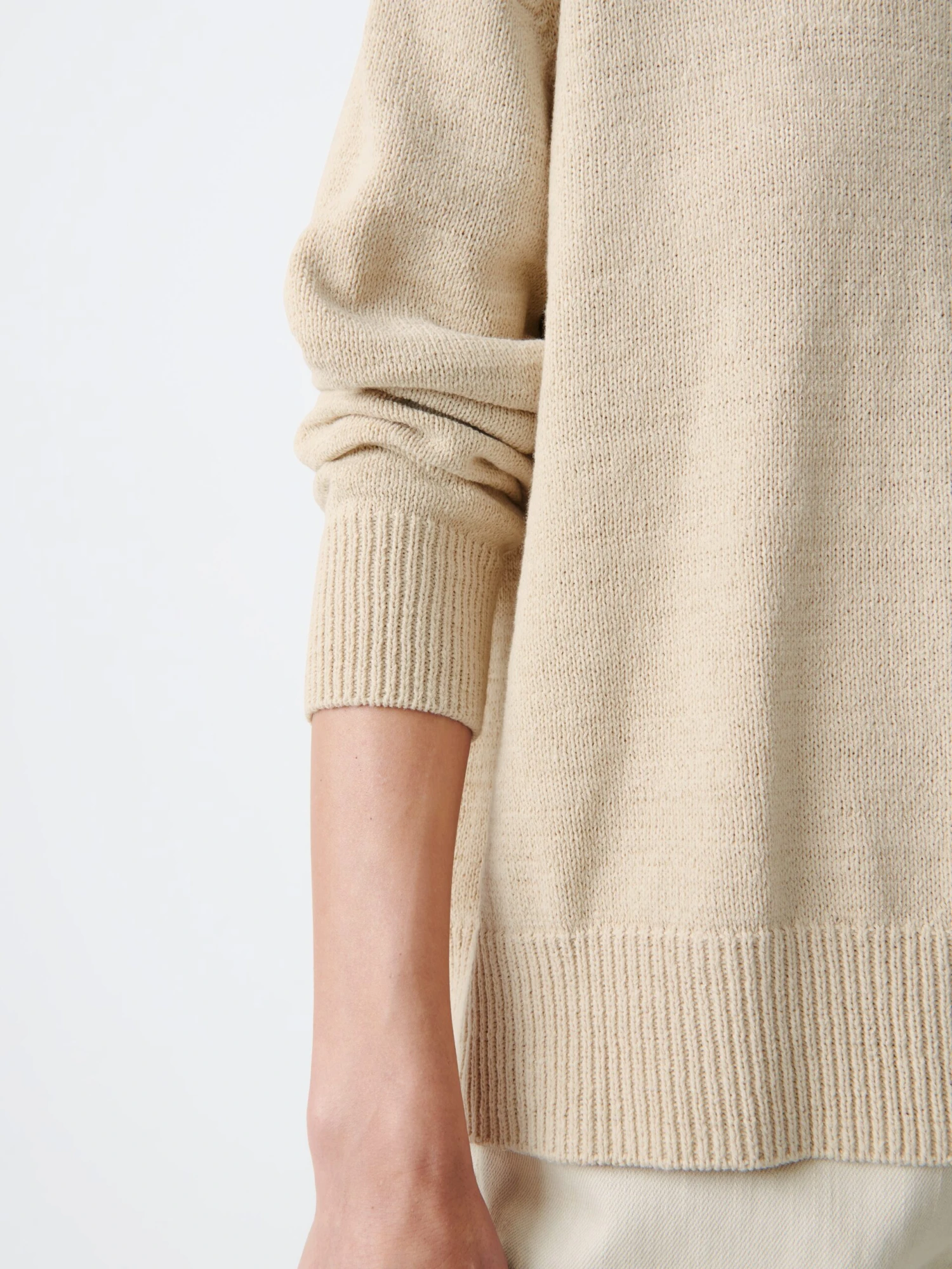 Studio Nicholson Yuri Knit In Bamboo 4 Studio Nicholson Yuri Knit In Bamboo - Image 4