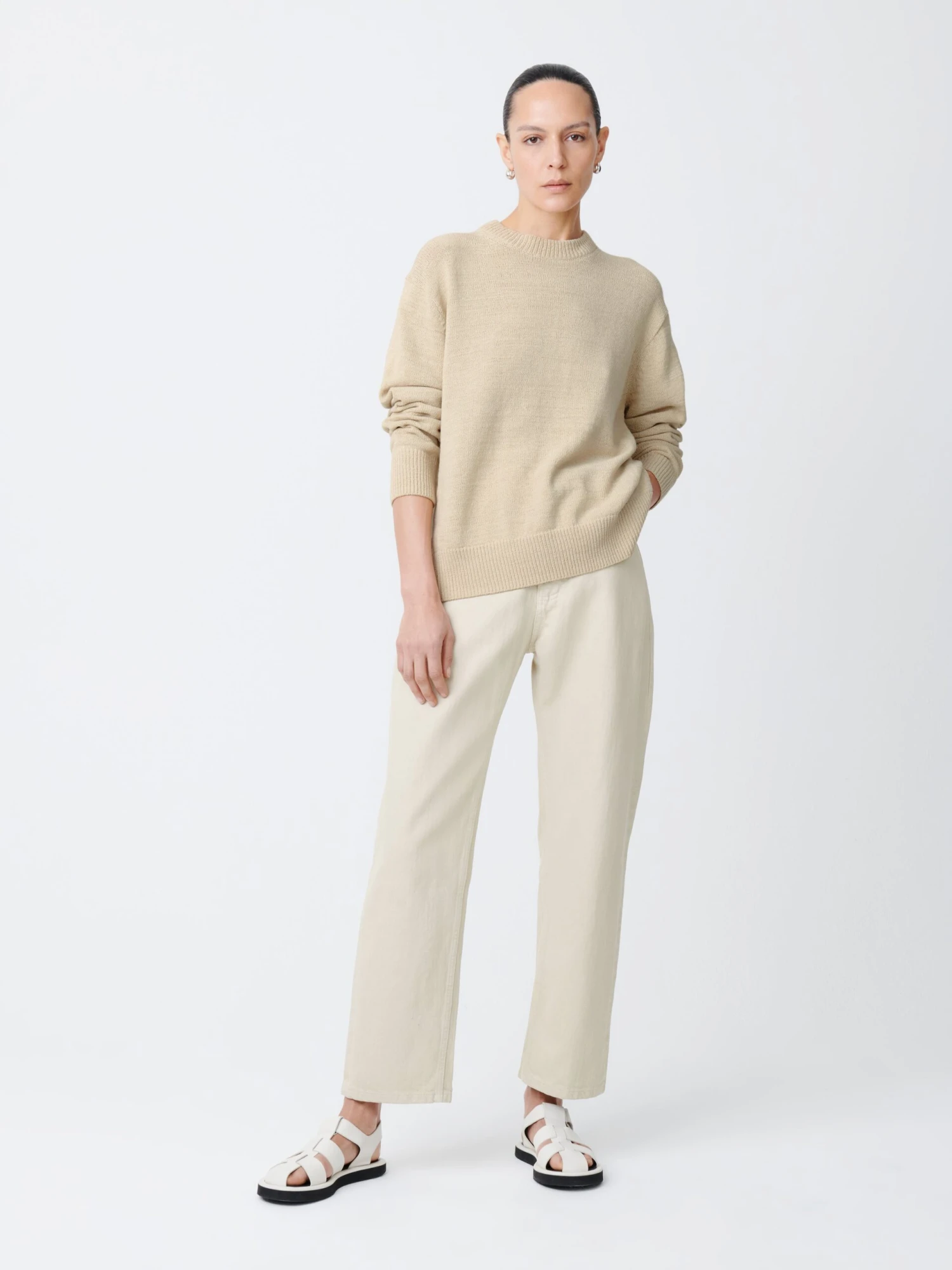 Studio Nicholson Yuri Knit In Bamboo 1 Studio Nicholson Yuri Knit In Bamboo