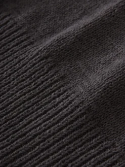 Studio Nicholson Yuri Knit In Black -Studio Nicholson YURISNW 1356RIBBONKNITBLACK 0377 scaled