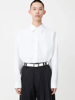 Studio Nicholson Yale Pant In Darkest Navy 10 Studio Nicholson Yale Pant In Darkest Navy -Studio Nicholson YaleSNM 788PowderCottonPantsDarkestNavy3 scaled