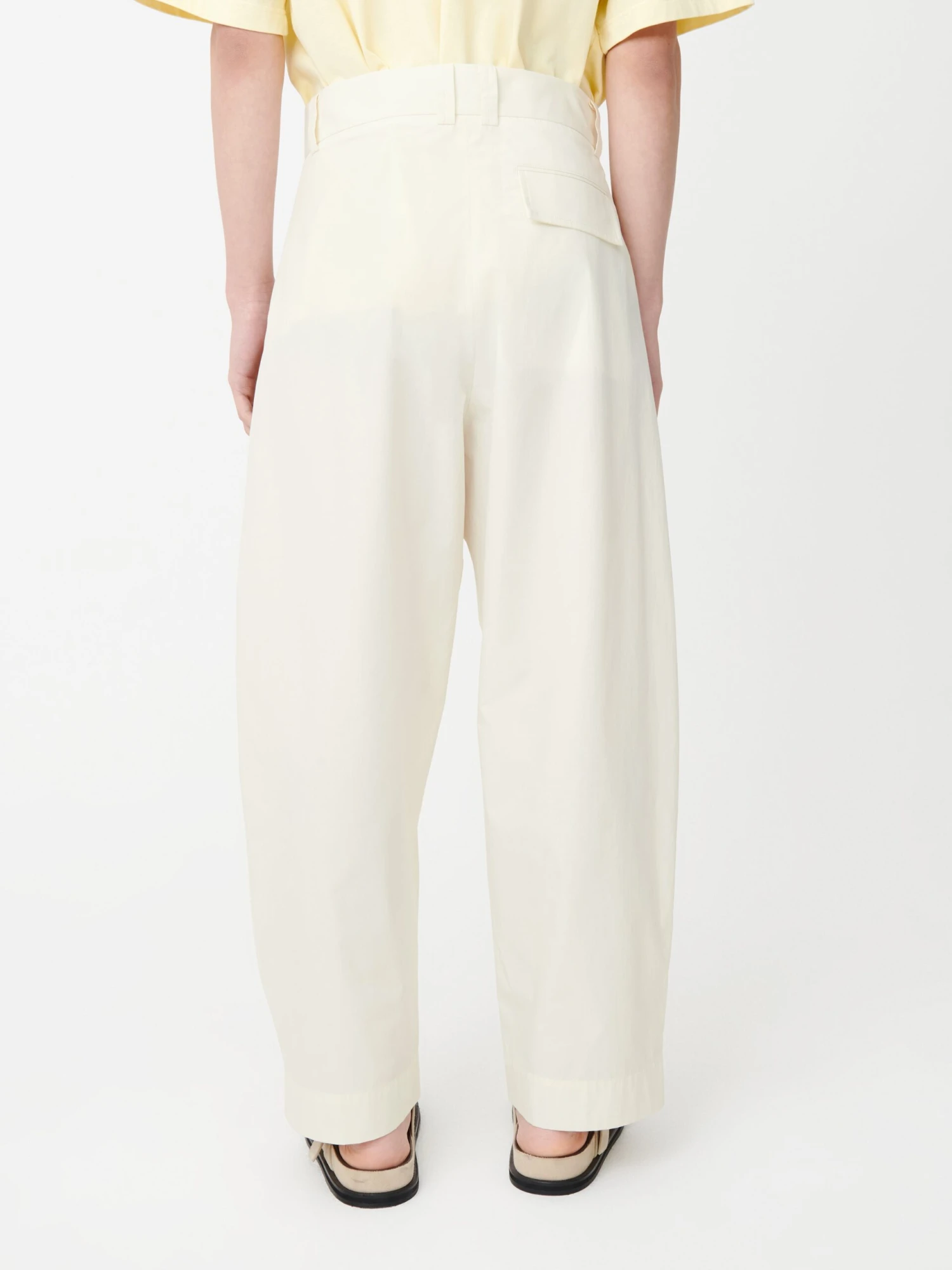 Studio Nicholson Yale Pant In Parchment 5 Studio Nicholson Yale Pant In Parchment - Image 5