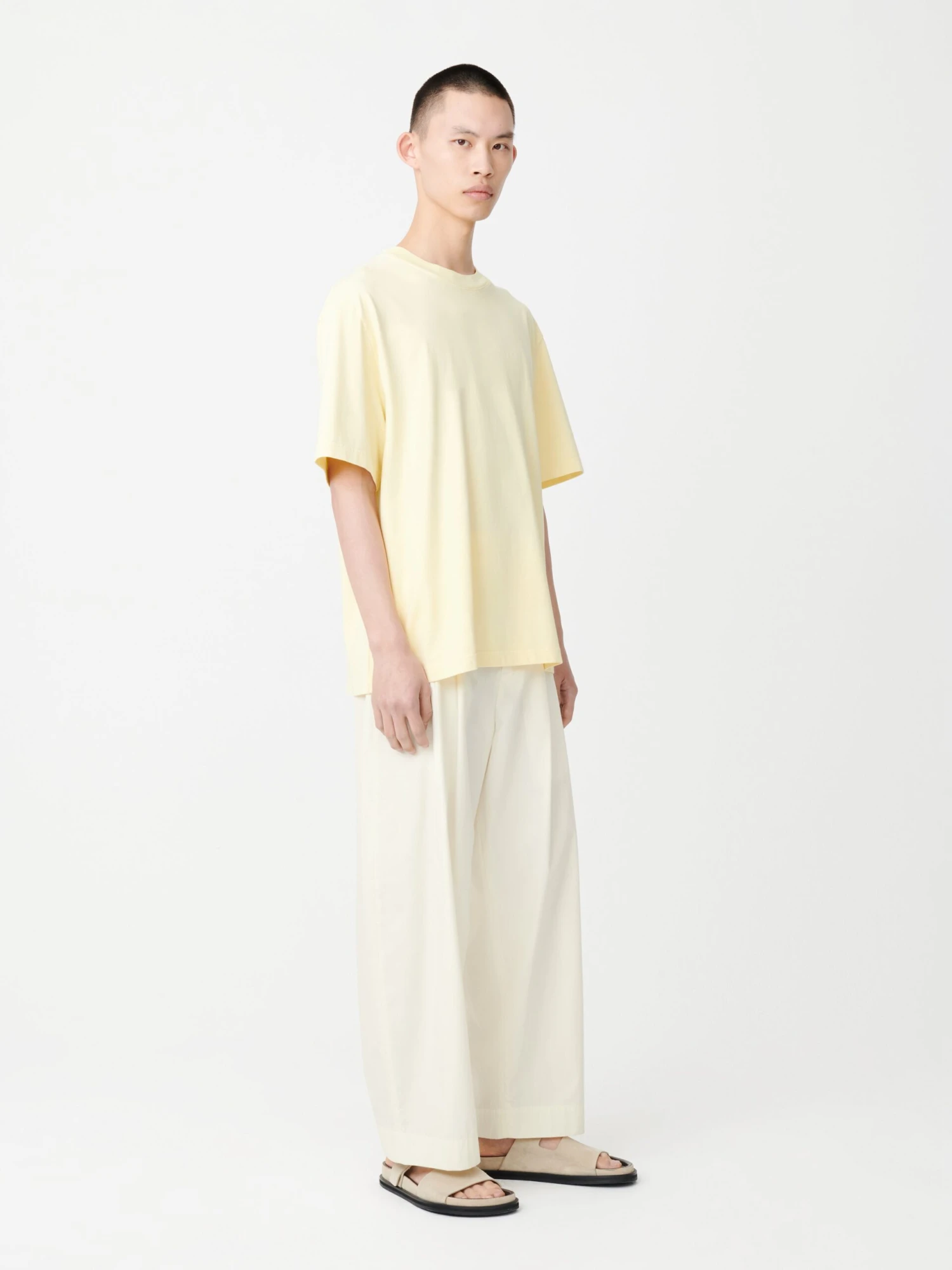 Studio Nicholson Yale Pant In Parchment 2 Studio Nicholson Yale Pant In Parchment - Image 2