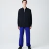 Studio Nicholson Zephyr Coated Cotton Pant In Klein Blue