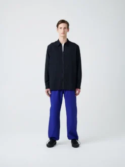 Studio Nicholson Zephyr Coated Cotton Pant In Klein Blue