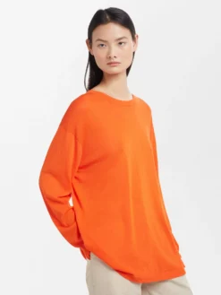 Studio Nicholson Zuka Knit In Mandarin -Studio Nicholson ZUKAKNITMANDARIN3 scaled